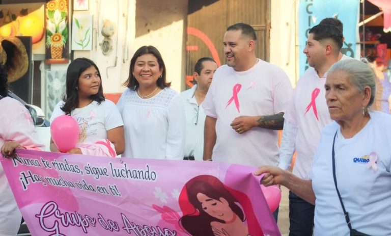 En Quiroga se realizan acciones para prevenir cáncer y apoyar a pacientes y familiares