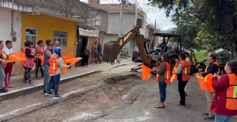 Inician la modernización del drenaje en Quiroga, para mejorar la calidad de vida