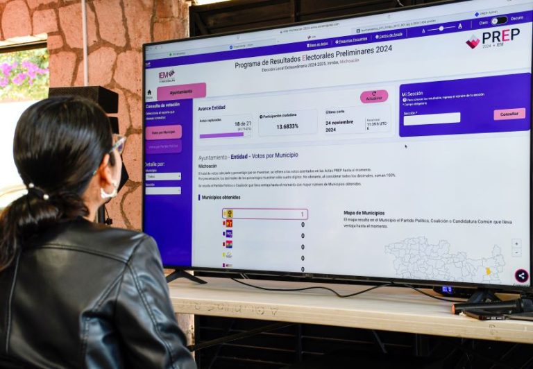 Realiza IEM segundo simulacro del PREP en Irimbo