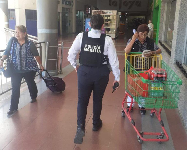 Policía Morelia refuerza la seguridad durante el Buen Fin