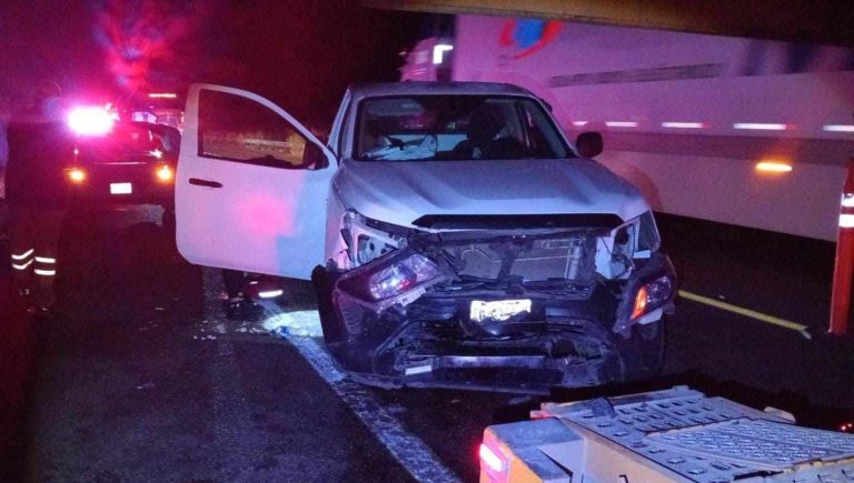 Cuatro accidentes viales en la autopista Siglo XXI dejan un herido y daños materiales