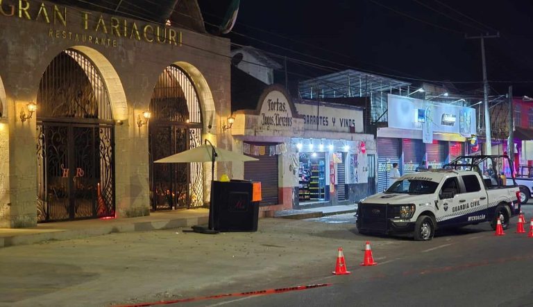 Dueño de restaurante es privado de la libertad en el enfrentamiento registrado en Tzurumútaro