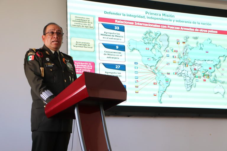 Estudiantes de la UTM reciben conferencia sobre Seguridad Nacional