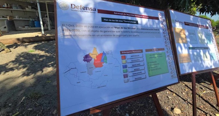 Megaoperativo en la Tierra Caliente michoacana para proteger la cadena productiva de limón
