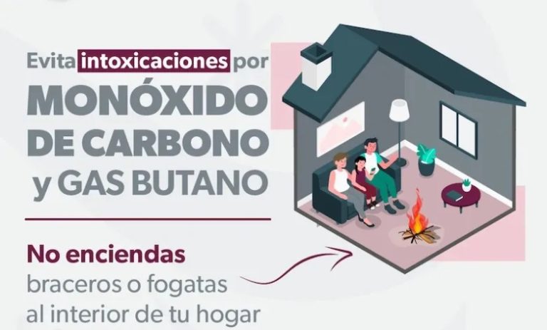Emite SSM medidas para evitar intoxicaciones e hipotermia