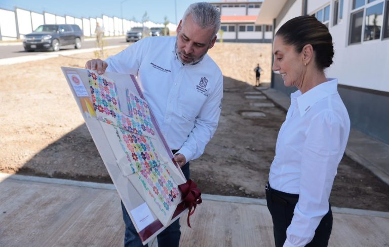 Revisa presidenta de México proyectos de infraestructura para Michoacán