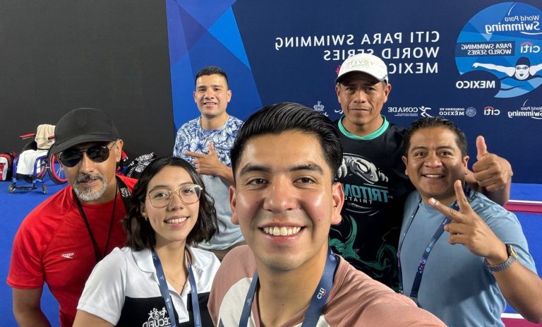 Equipo de Paranatación de IMCUFIDE, presente en el Citi Para Swimming World Series México