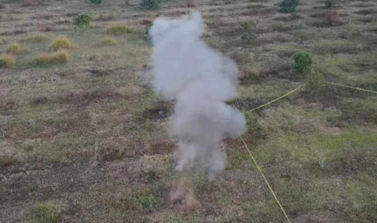 En Tangamandapio, localizan y destruyen un artefacto explosivo improvisado