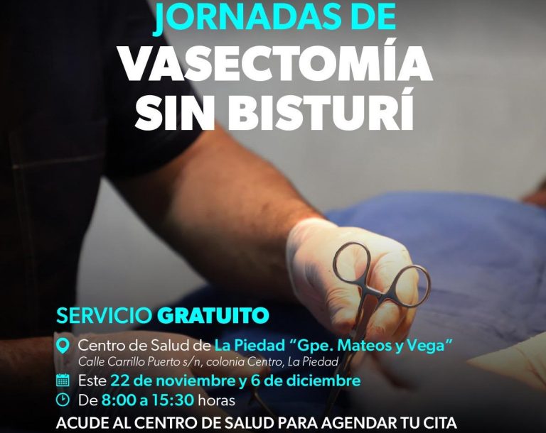 Realizan vasectomías gratuitas en La Piedad y Parácuaro