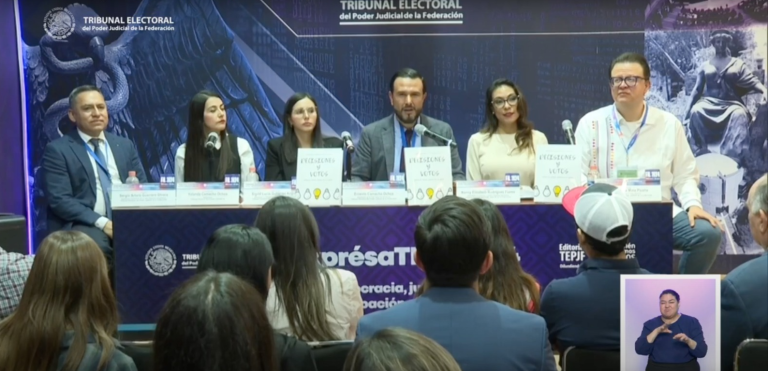 Yolanda Camacho Ochoa comenta libro “Decisiones y votos, Justicia sin colores, Justicia para la gente” en la FIL 2024