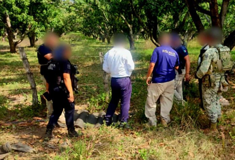 Hallan osamenta humana en huerta de mangos de Lázaro Cárdenas