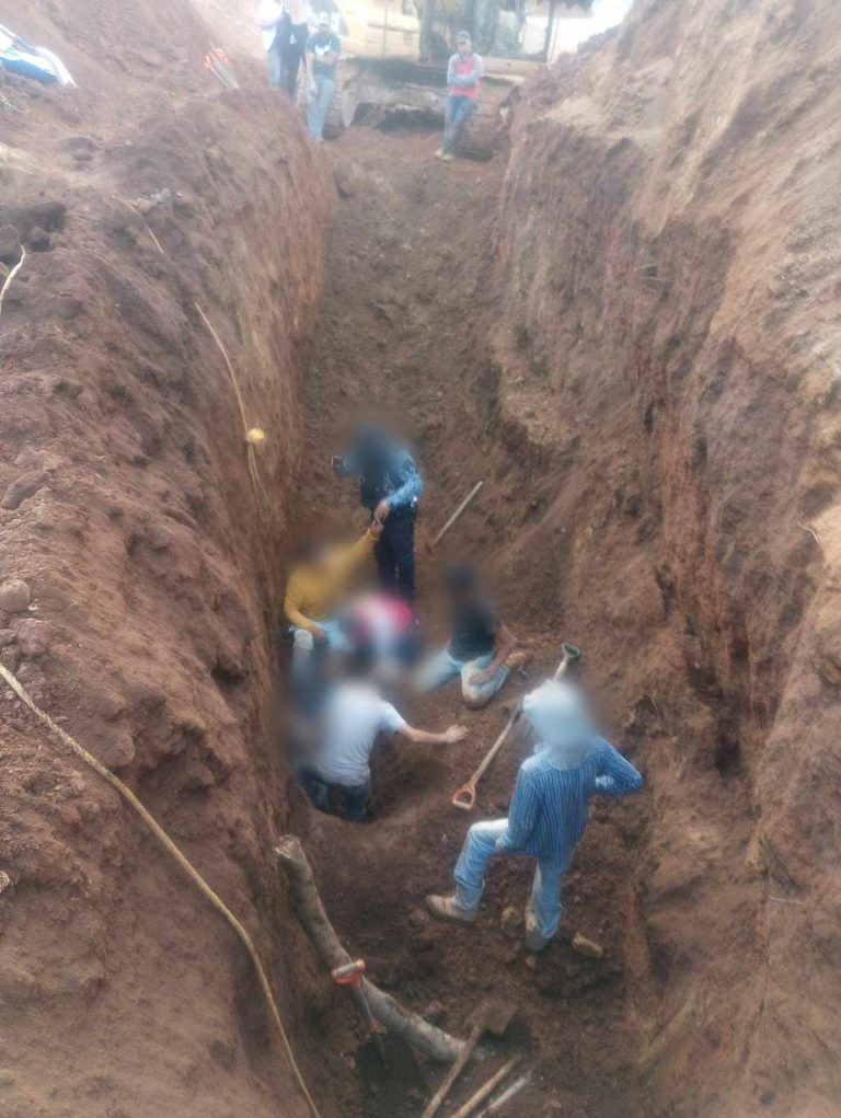 Joven muere sepultado tras un derrumbe de tierra, en un huerto de Acuitzio