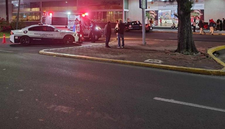 Motorepartidor atropella a peatón en la avenida Camelinas de Morelia