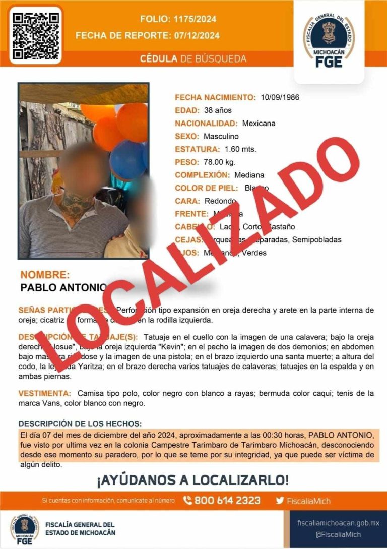 Identifican al hombre encontrado ejecutado en el municipio de Copándaro