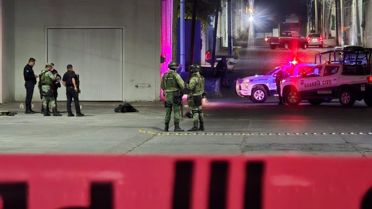 Hombre es ultimado a balazos en la colonia Elías Pérez Ávalos de Morelia