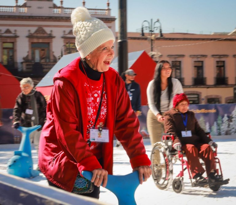 Pista de Hielo en Morelia, un espacio inclusivo para disfrutar de las fiestas decembrinas