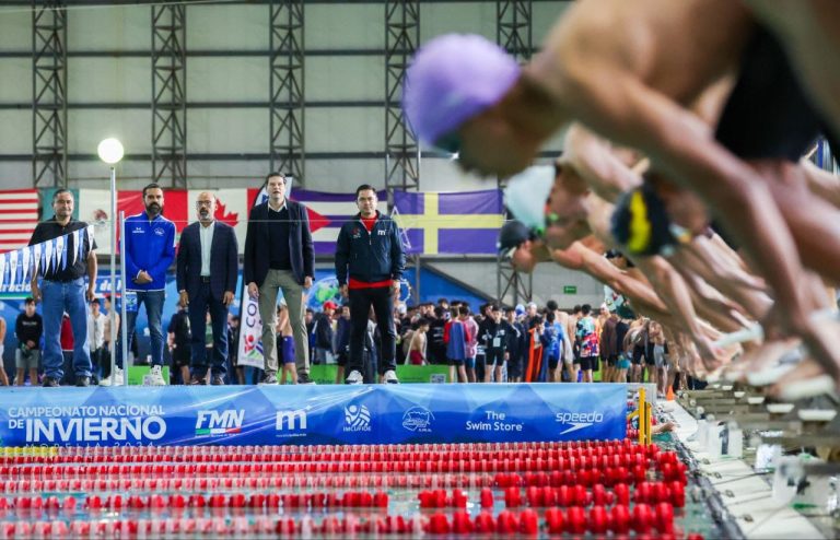 Inauguró alcalde de Morelia el Campeonato Nacional de Natación de Invierno