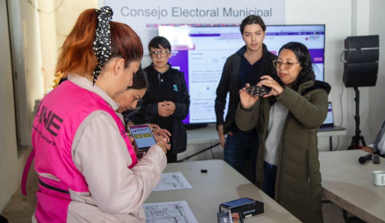 Realiza IEM último simulacro del PREP en Irimbo con el 100% de las actas computadas