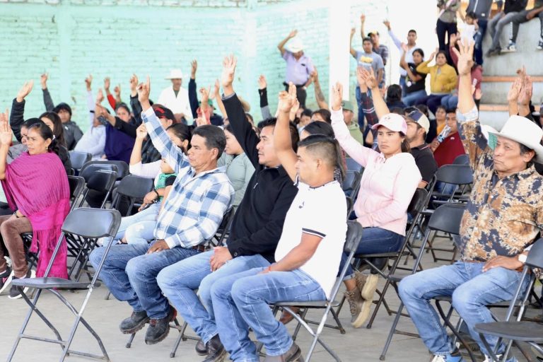 Acompaña IEM renovación del Consejo Comunal Purépecha de Jesús Díaz Tsirio