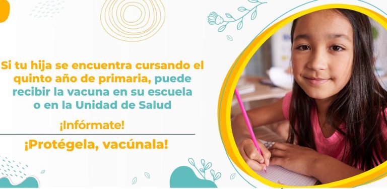 Últimas semanas para vacunarse contra el Virus del Papiloma Humano