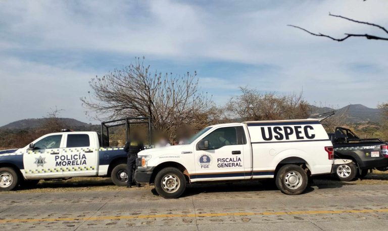 Hallan a hombre muerto y con huellas de violencia entre La Concha y Cuto de la Esperanza, en Morelia