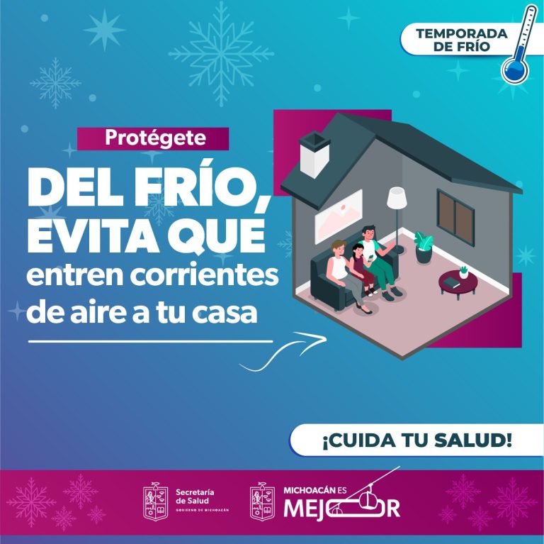Ante bajas temperaturas protegerte del frío también dentro de tu hogar