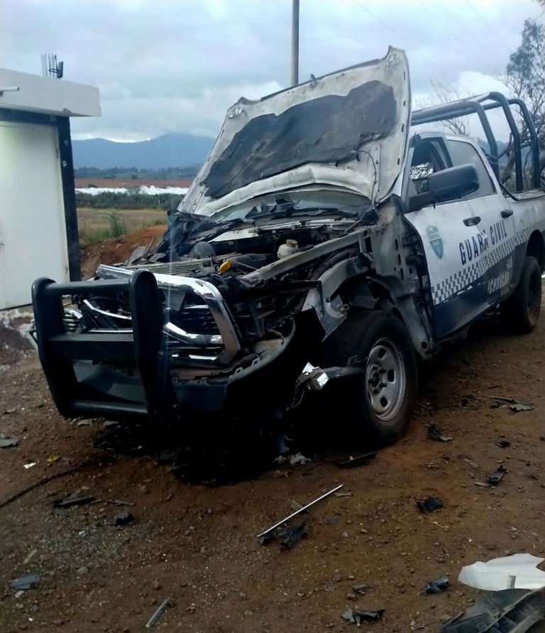 Delincuentes atacan patrulla de GC en Tangamandapio