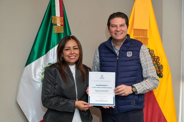 Nombra alcalde a titular de la Secretaría de la Mujer Moreliana