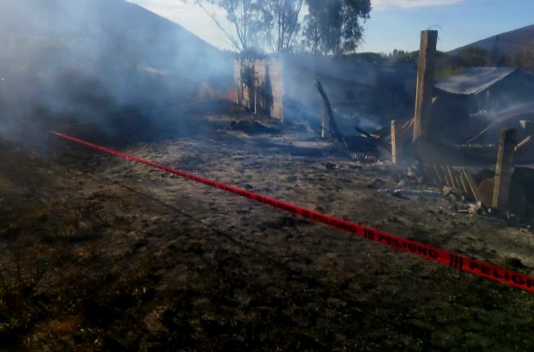 Adulto mayor muere calcinado tras incendio de casa en Pomoca, Maravatío