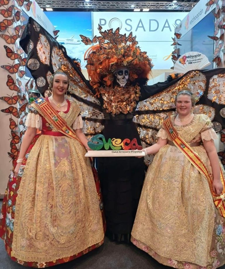 Catrina Monarca, embajadora de Michoacán en la Fitur