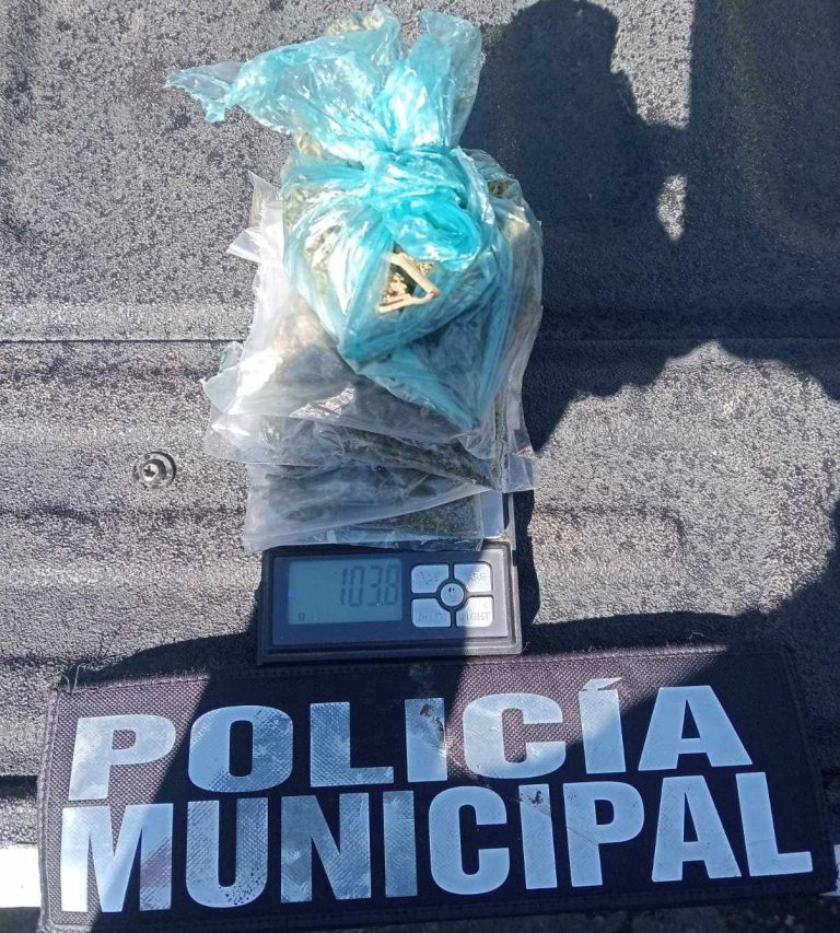 Policía de Pátzcuaro detiene a joven en posesión de marihuana