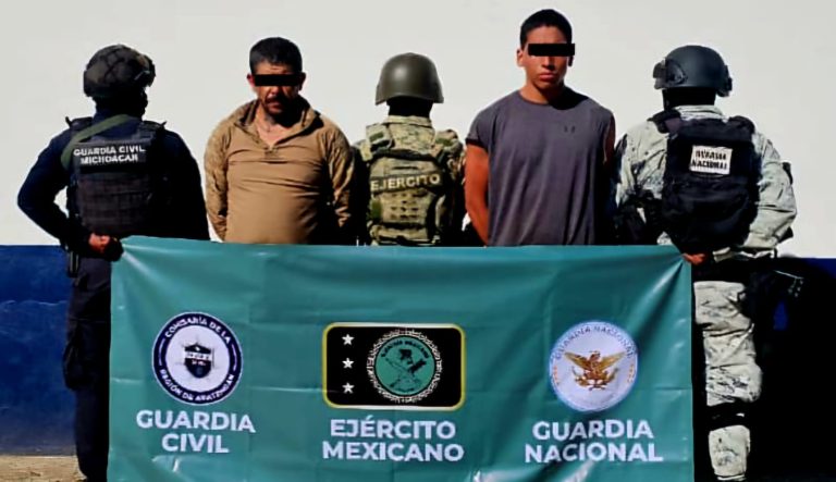 Detenidos a dos presuntos pistoleros del CJNG, en Buenavista