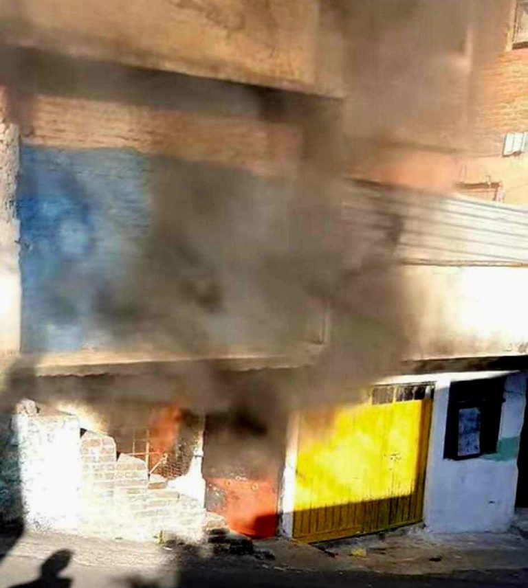 Se registra incendio de domicilio en la colonia Independencia, en Morelia