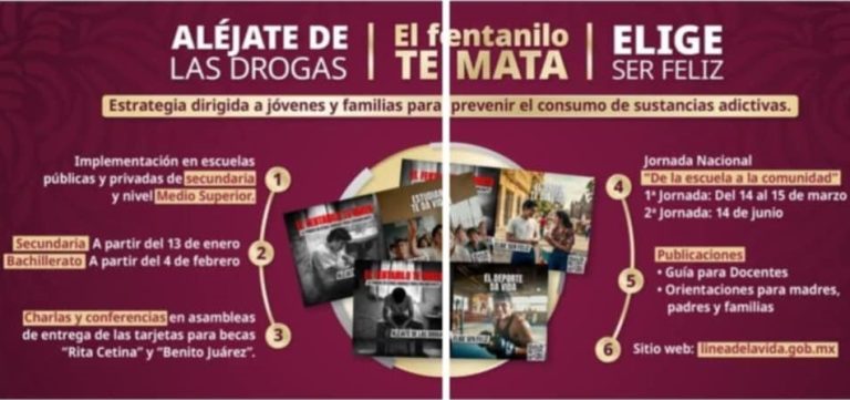 Michoacán, listo para sumarse a SEP en campaña escolar contra el fentanilo