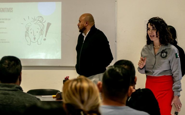 Fomentan hábitos de salud mental en personal de seguridad y custodia