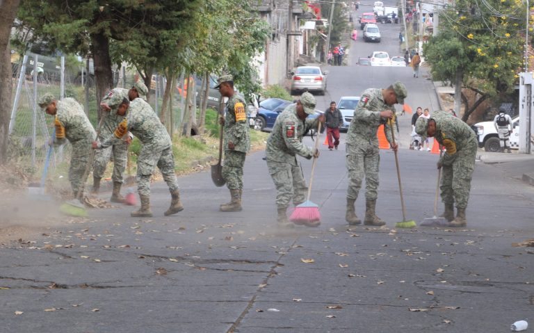 Fomenta Ejército Mexicano el rescate de espacios públicos