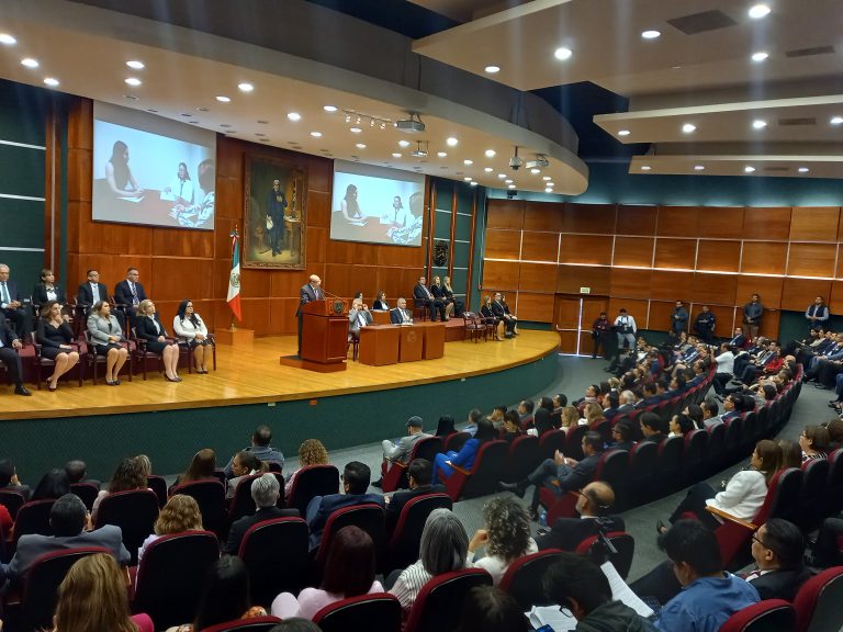 Presenta Jorge Reséndiz su último informe de actividades al frente del Poder Judicial de Michoacán
