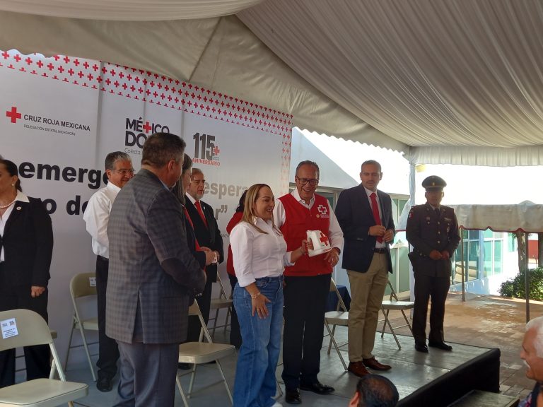 Arranca campaña de boteo de la Cruz Roja en Michoacán