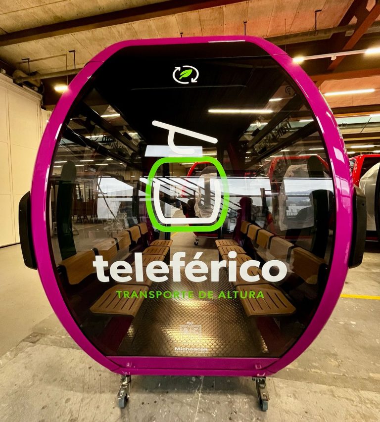 En marzo llegarán 91 cabinas que conformarán el teleférico de Uruapan