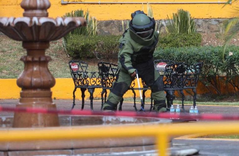 Candado alarma de motocicleta, el causante de la movilización policial afuera de Coca Cola Calzada La Huerta