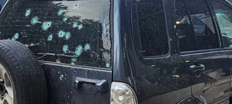 Encapuchado acciona escopeta contra vehículo de maestros en la Tumbisca-San Miguel del Monte