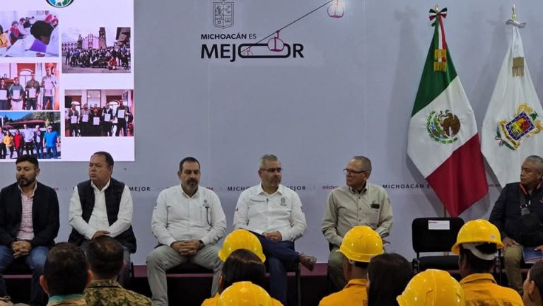 Arranca combate contra incendios forestales en Michoacán