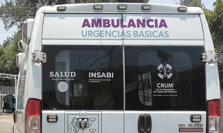 Hombre baleado en Tzitzio es llevado a un hospital de Morelia