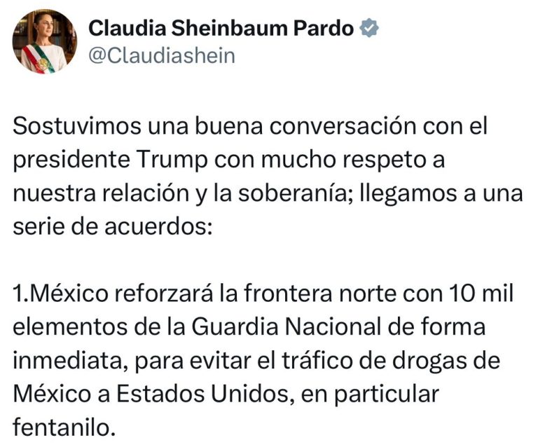 EU pone pausa por una mes a la aplicación de aranceles en México