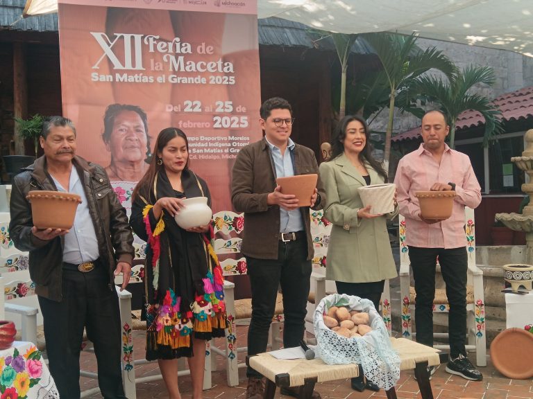 Presentan la 12ª Edición de la Feria de la Maceta en San Matías El Grande, Ciudad Hidalgo
