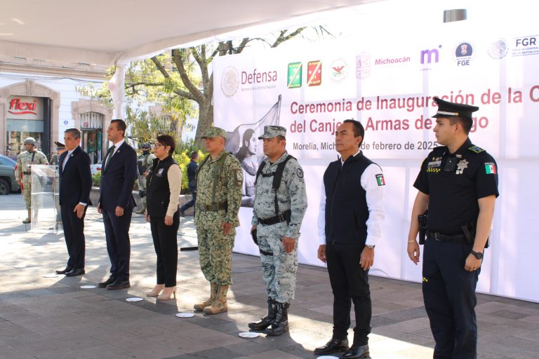 Hoy y mañana, canje de armas en Morelia por la SEDENA
