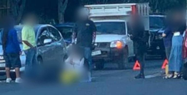 Niño es atropellado por motociclista en Calzada La Huerta, de Morelia