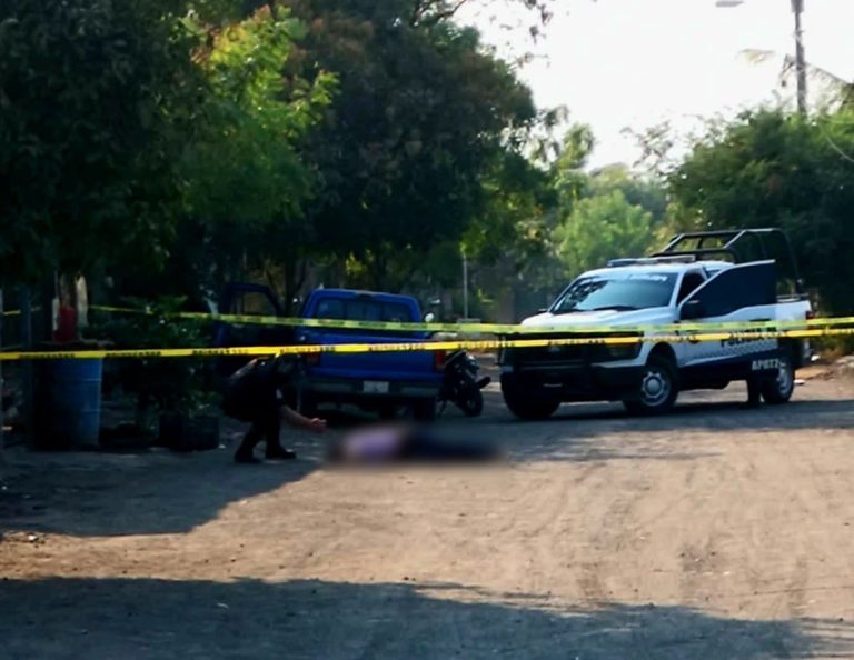 Joven es ultimado a tiros en la colonia Mirador del Valle, Apatzingán