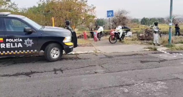 Ejecutan a 3 hombres en el Parque Lineal Bicentenario, en Morelia