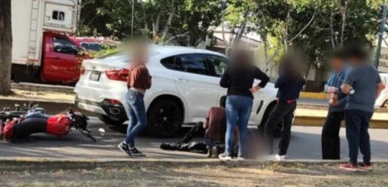 Se registran dos hechos de tránsito en Morelia; hay dos motoristas heridos